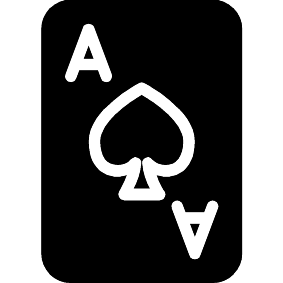 Pik-As-Karte
